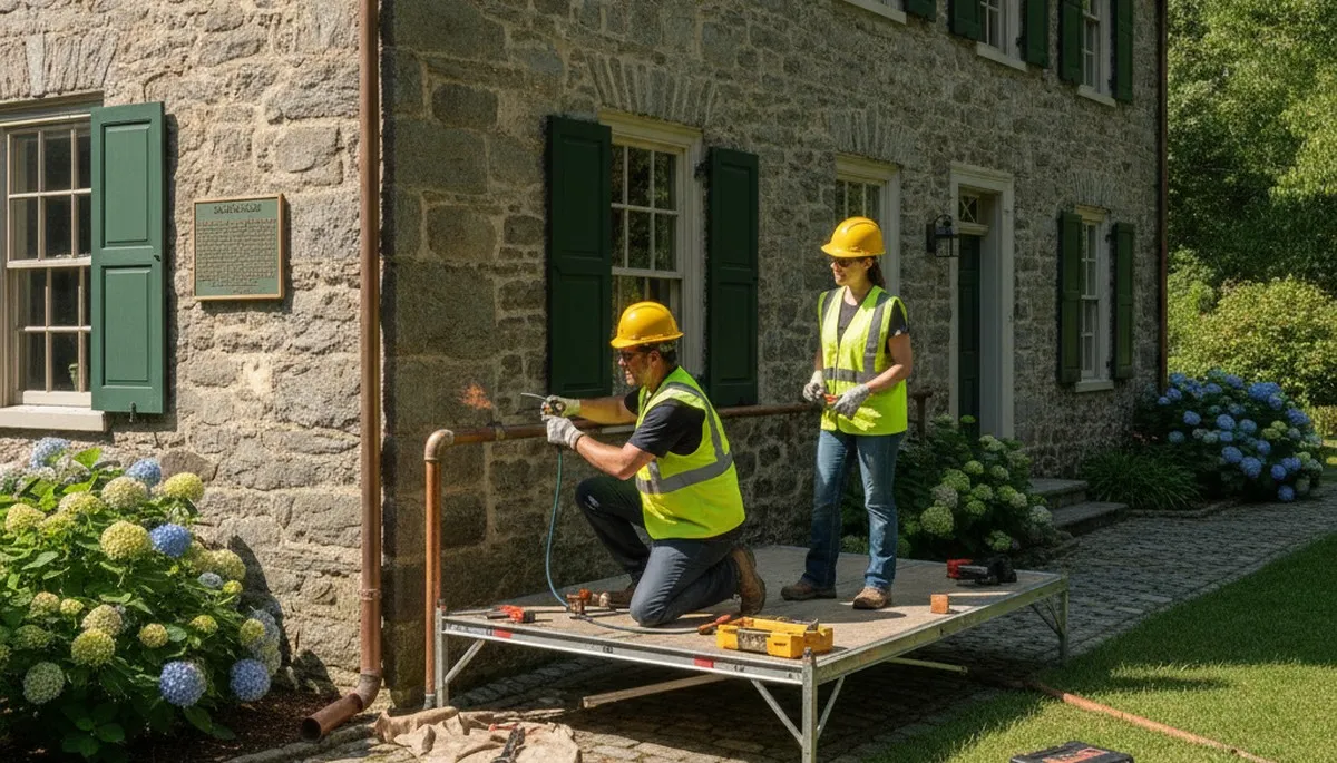 Plumbing repair service in Easton, PA for residential and commercial plumbing issues