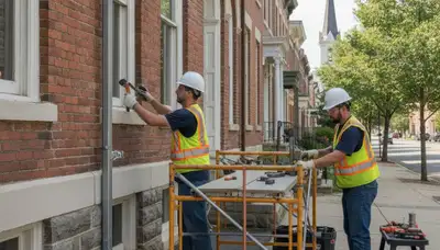 Easton, PA plumbing repair team fixing residential pipes and drain issues