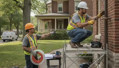 Easton, PA plumber repairing a residential pipe for plumbing repair service