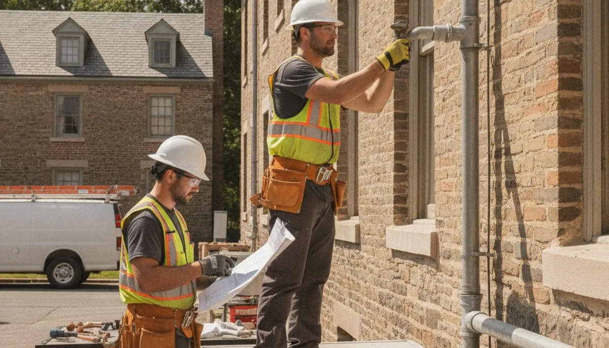 Easton, PA plumbing repair team servicing residential and commercial leaks, pipes, and drains