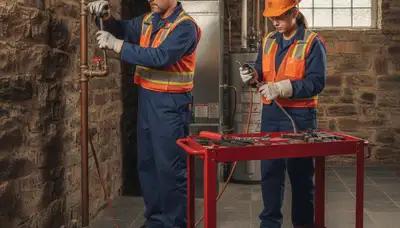 Professional plumber providing repair services in Easton, PA for plumbing repair needs