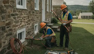 Professional plumber providing repair service in Easton, PA for residential plumbing issues