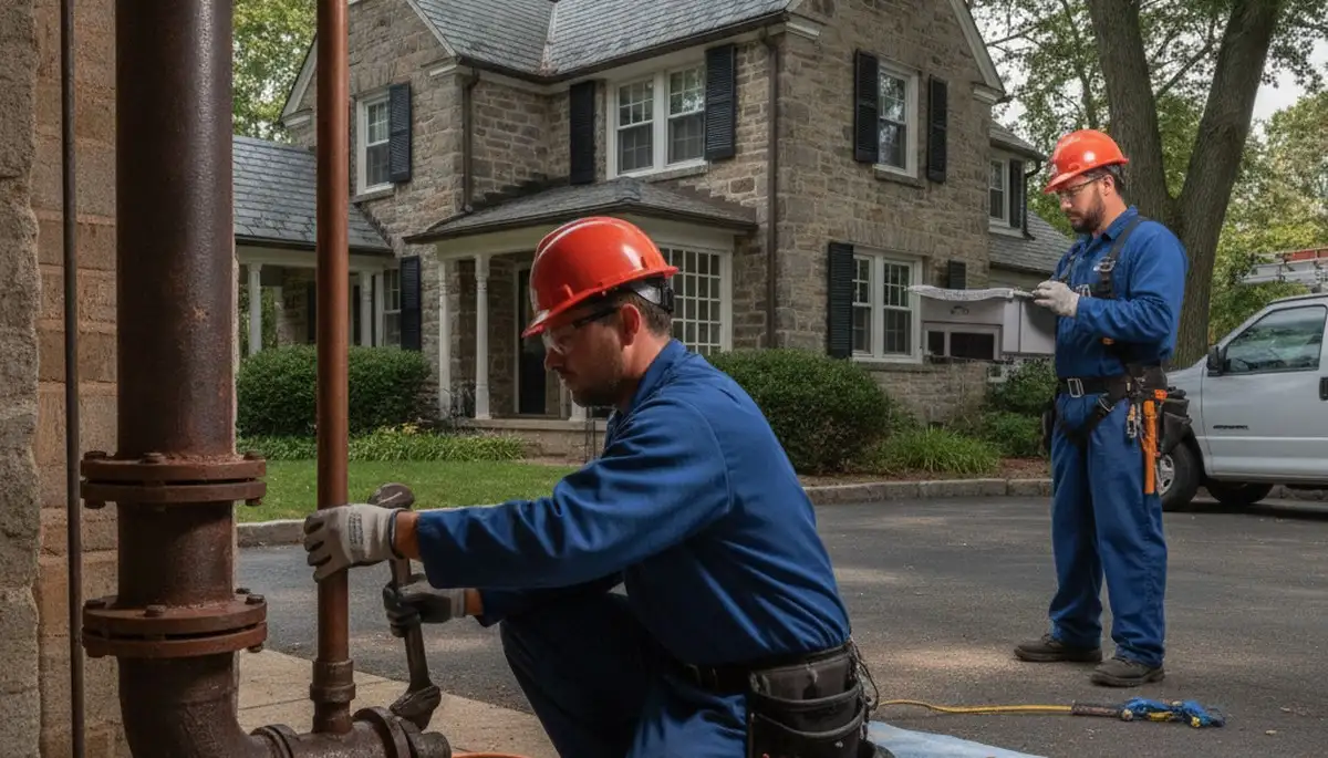 Easton, PA plumbing repair service for residential and commercial leaks, clogs, and pipe issues