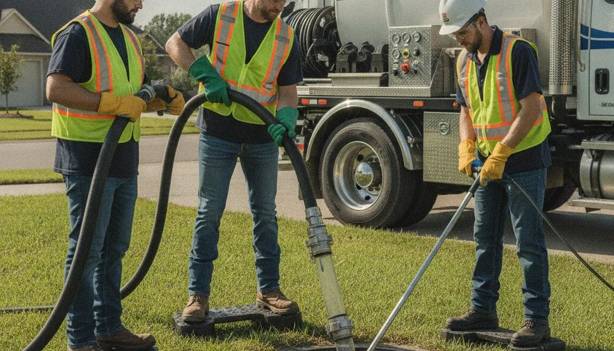 Septic tank cleaning service in Easton, PA for local homes by On Call Plumbers