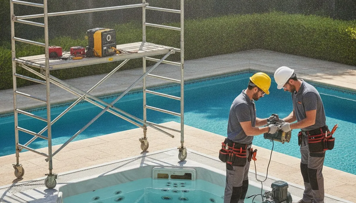 Spa repair service for Easton, PA homes by On Call Plumbers